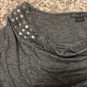 Armani Exchange Off the Shoulder Top